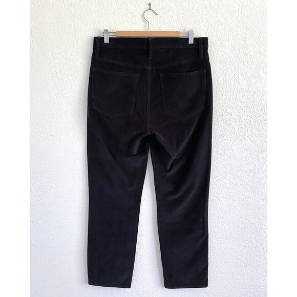 NWT J. Crew Black High Rise 11.5" Straight Leg Corduroy Pant Minimalist Size 31 - Picture 7 of 15